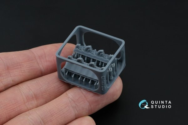 Quinta Studio QT48143 Yak-7B/Yak-9D Ratchet and late Exhaust (Zvezda) 1/48