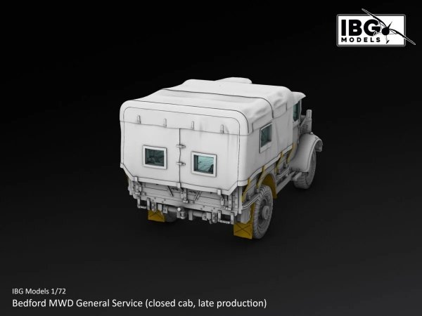 IBG 72161 Bedford MWD General Service (Closed Cab, Late production) 1/72