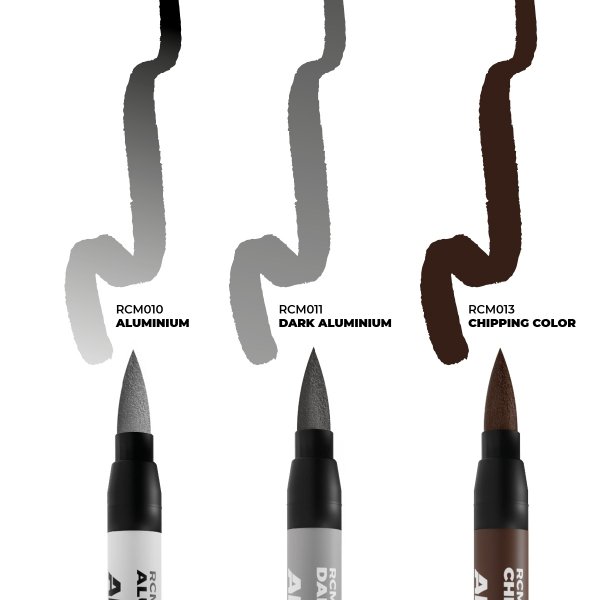 AK Interactive RCM105 CHIPPING – RC MARKERS SET RCM010 RCM011 RCM013
