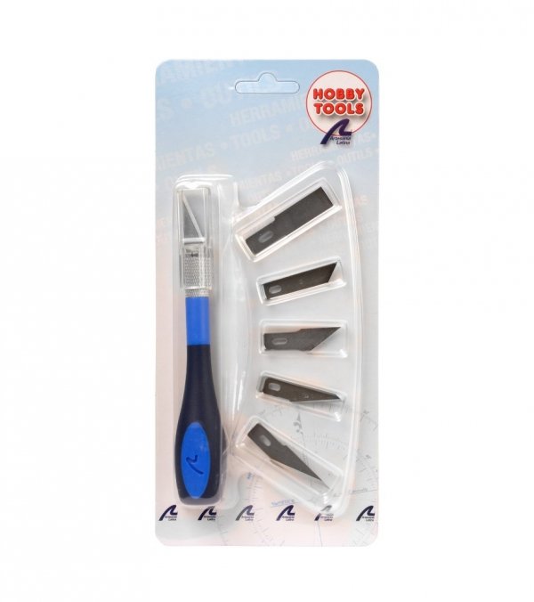 ARTESANIA LATINA 27047 Nóż z ergonomicznym uchwytem + 6 ostrzy