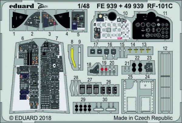 Eduard FE939 RF-101C 1/48 KITTY HAWK