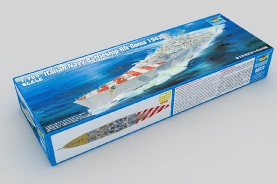 Trumpeter 05777 Italian Navy Battleship RN Roma (1943) 1/700