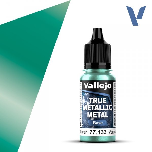 Vallejo 77133 Beetle Green - True Metallic Metal - Base 18ml