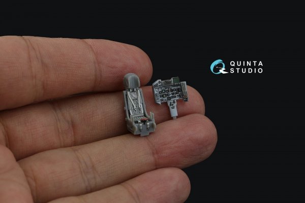 Quinta Studio QD72118 MiG-29A (NATO) 3D-Printed coloured Interior on decal paper (Trumpeter/IBG Models) 1/72
