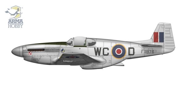 Arma Hobby 70069 P-51 B Mustang Deluxe Set 1/72