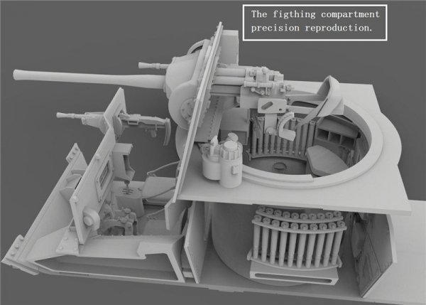 Gecko Models 35GM0002 CRUISER TANK MK.II A,A10 MK.IA WITH INTERIOR (1:35)