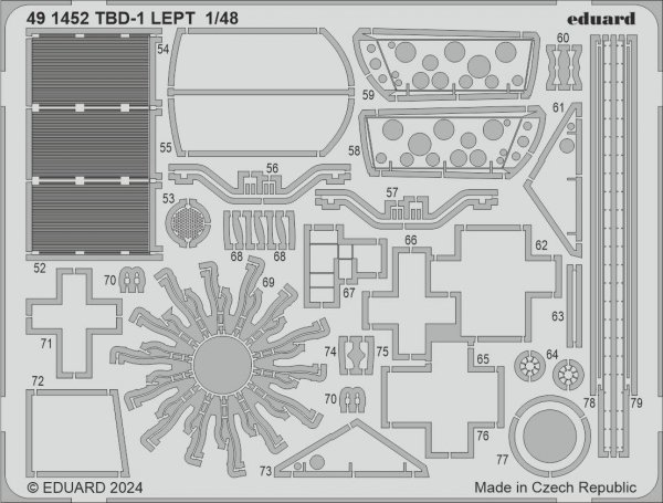 Eduard BIG49419 TBD-1 HOBBY BOSS 1/48