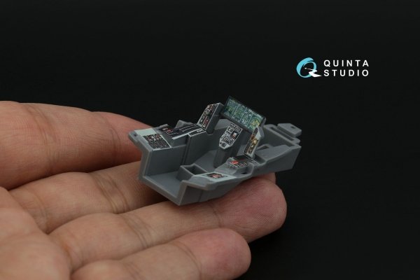 Quinta Studio QD48440 F-35B 3D-Printed &amp; coloured Interior on decal paper (Tamiya) 1/48