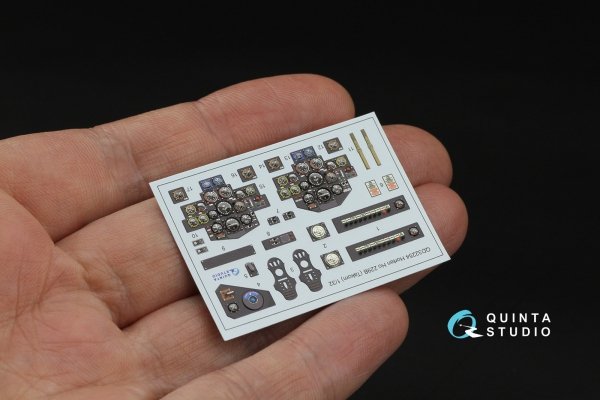 Quinta Studio QD32254 Horten Ho 229B 3D-Printed &amp; coloured Interior on decal paper (Takom) 1/32