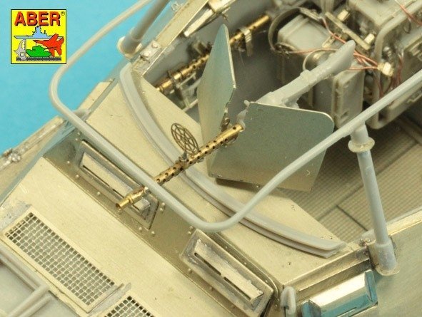 Aber 35L-169 Lufa do niemieckiego karabinu MG34 z pancerną osłoną 1/35