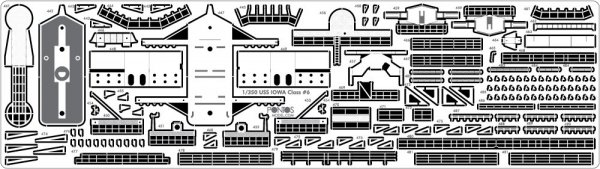 Pontos 35011F1 USS BB-63 Missouri BATTLESHIP Detail Up Set (1:350)