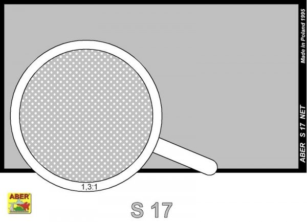 Aber S-17 Drilled plate 0,8 mm