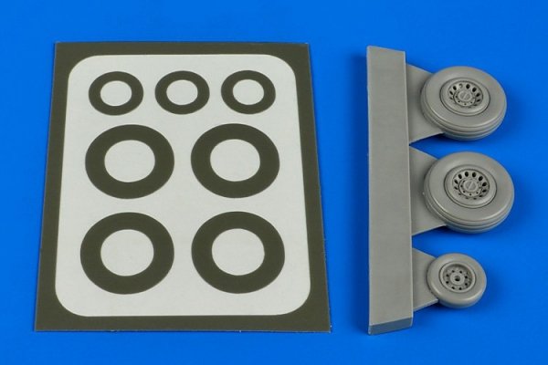 Aires 7319 Sea Vixen wheels paint masks 1/72 Other