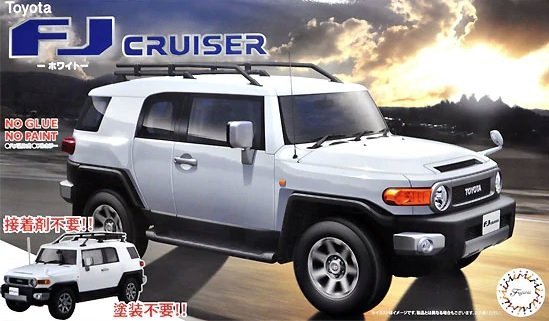 Fujimi 066127 Toyota FJ Cruiser (White) 1/24