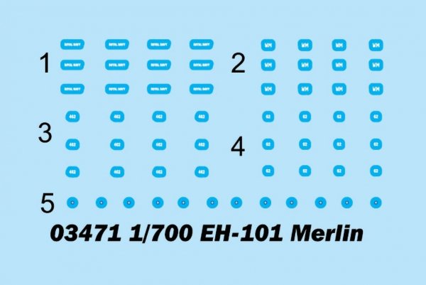 Trumpeter 03471 EH-101 Merlin 1/700