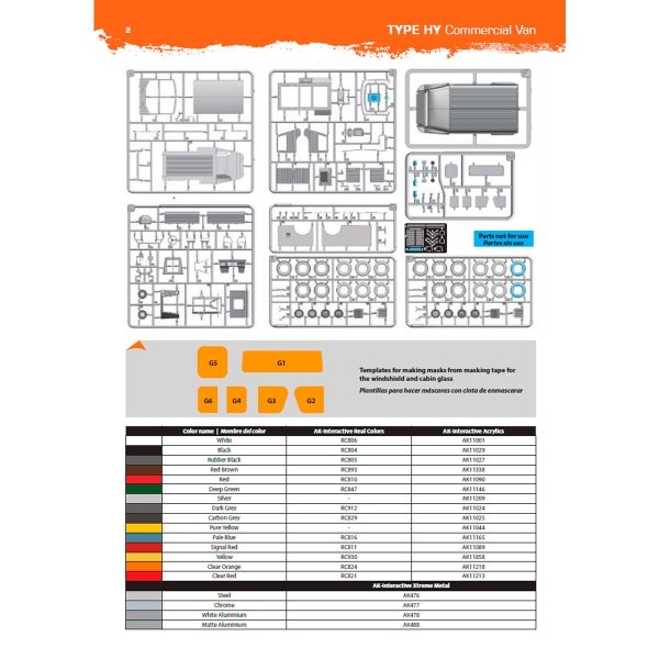AK Interactive AK35035 Type HY Commercial Van 1/35