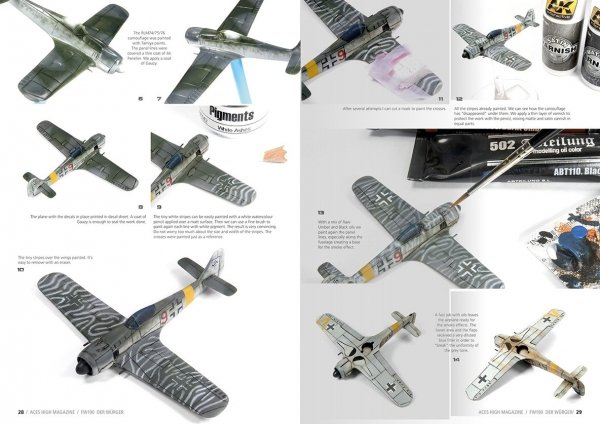 AK Interactive AK2921 ACES HIGH ISSUE 11 FW 190 DER WÜRGER (English)