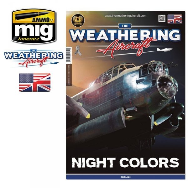 Ammo of Mig 5214 The Weathering Aircraft Issue 14. NIGHT COLORS (English)