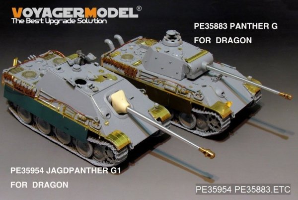 Voyager Model PE35954 WWII Jagdpanther G1 Version For DRAGON 6458/6494/6393/6758 1/35