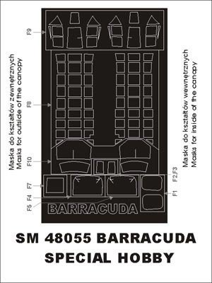 Montex SM48055 Fairey Barracuda SPECJAL HOBBY