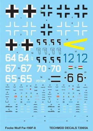 Techmod 72065 - Focke-Wulf Fw 190F-8 (1:72)