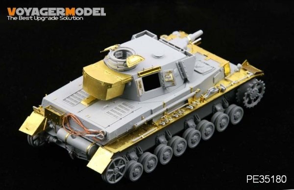 Voyager Model PE35180 WWII Pz.KPfw. IV Ausf F1 &quot;Vorpanzer&quot; for DRAGON 6398 1/35