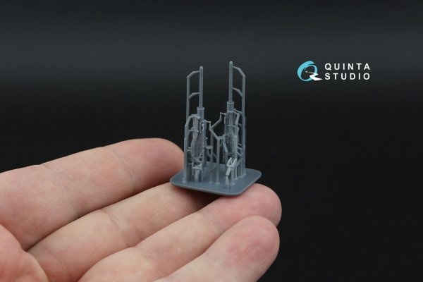 Quinta Studio QT48151 Browning .50 AN_M2 (flexible) Machine Gun, 2 pcs (for all kits) 1/48