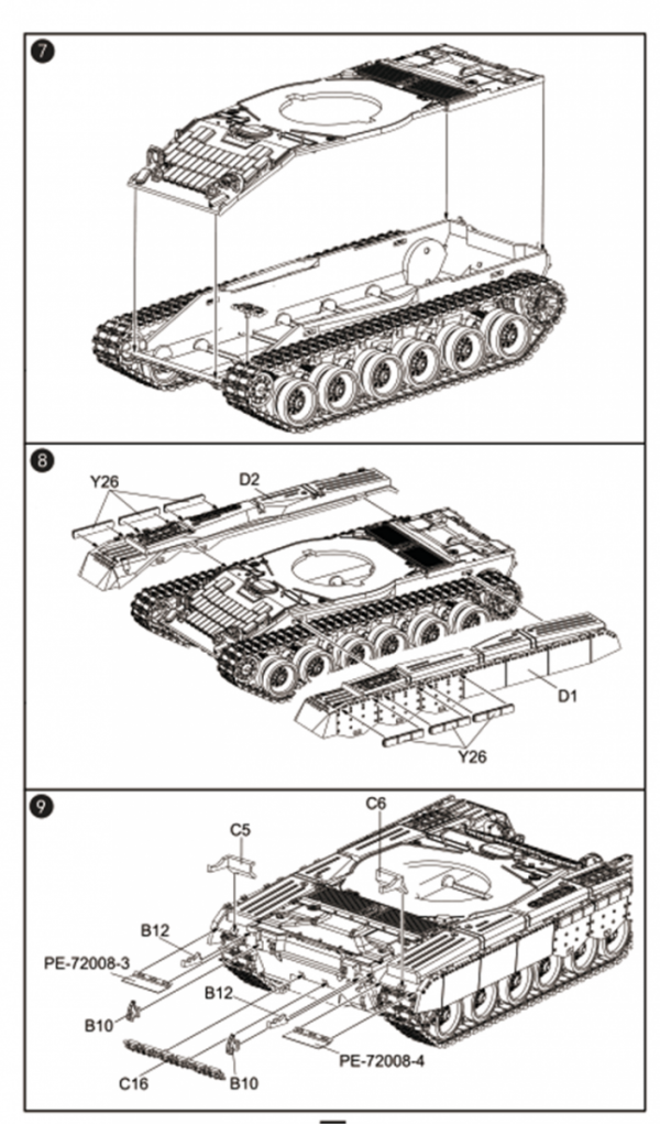Modelcollect UA72193 Soviet T-80 Main Battle Tank 1970S-1990S N in1 1/72
