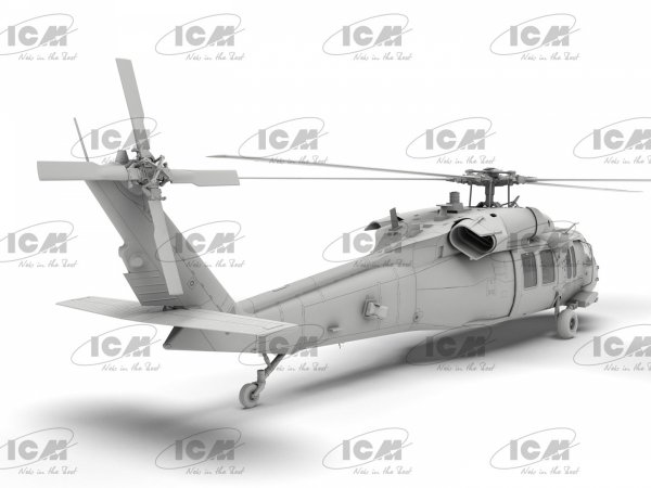 ICM 48361 UH-60A Black Hawk US Military Transport Helicopter 1/48