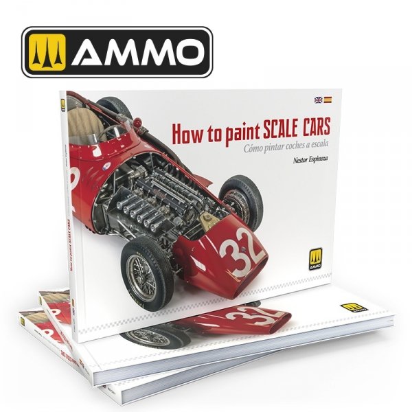 Ammo by Mig 6298 How to Paint Scale Cars Bilingual: English and Spanish