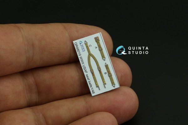 Quinta Studio QD48254 P-51D Late 3D-Printed &amp; coloured Interior on decal paper ( Airfix ) 1/48
