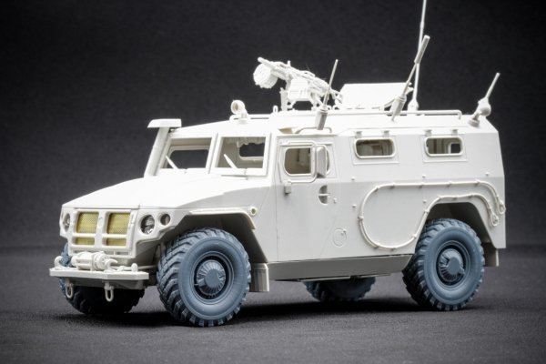 ScaleX WM 35016 GAZ Tiger V2 (with shield) Ordinary wheel set (for Meng) 1/35