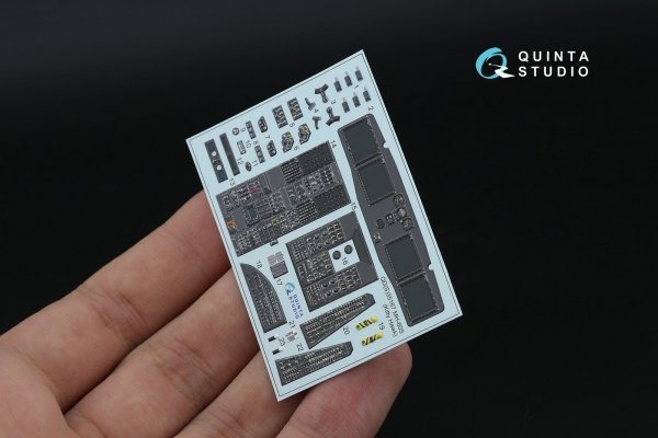 Quinta Studio QDS-35167 МН-60S Knighthawk 3D-Printed &amp; coloured Interior on decal paper (Kitty Hawk) (Small version) 1/35