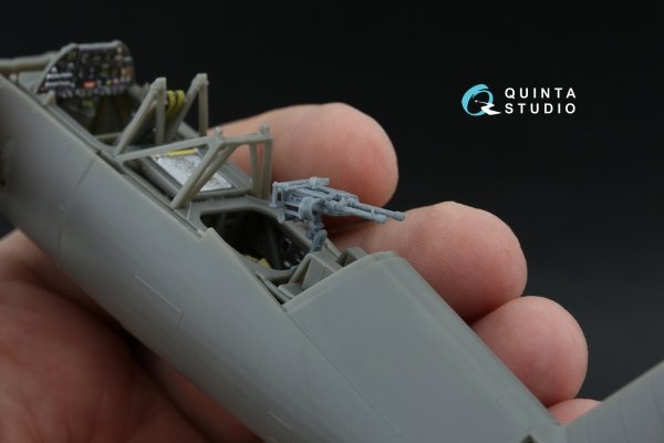 Quinta Studio QD+48583 Westland Lysander Mk.III 3D-Printed &amp; coloured Interior on decal paper (Airfix) (with 3D-printed resin parts) 1/48