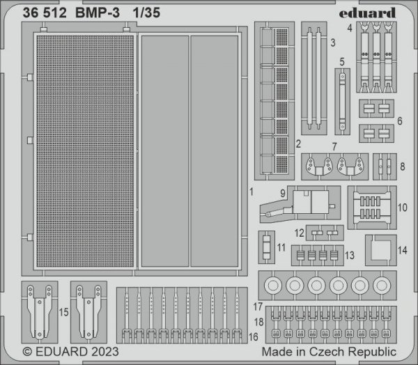 Eduard 36512 BMP-3 Zvezda 1/35