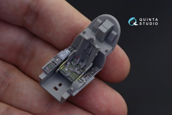 Quinta Studio QD48220 F-5A 3D-Printed &amp; coloured Interior on decal paper (Kinetic) 1/48