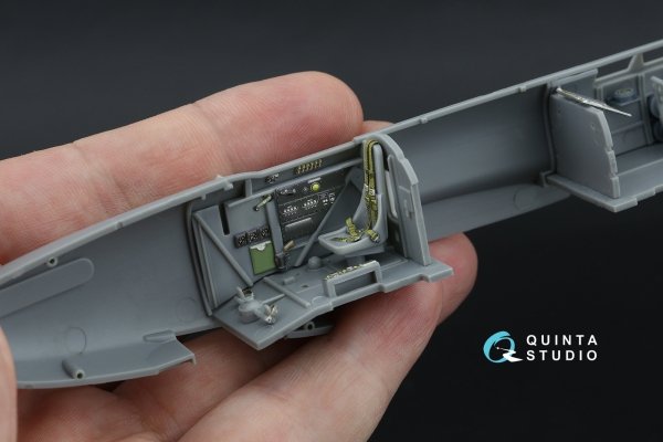 Quinta Studio QDS-48574 Fairey Battle Mk.I 3D-Printed &amp; coloured Interior on decal paper (Trumpeter) (small version) 1/48