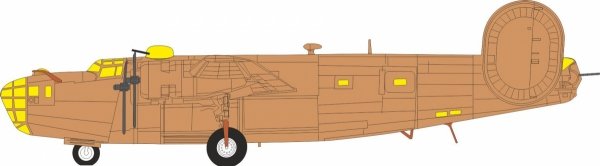 Eduard BIG72189 B-24D part I for AIRFIX 1/72