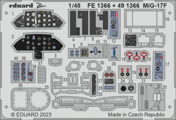 Eduard BIG49383 MiG-17F Ammo 1/48