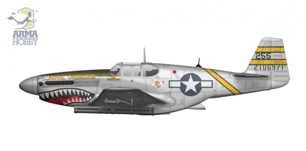 Arma Hobby 70075 P-51B Mustang China, Burma, India 1/72