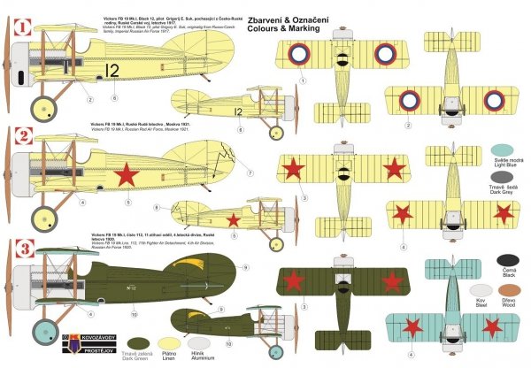 Kovozavody Prostejov KPM0251 Vickers FB-19 Mk.I „Bullet“ In Russian services 1/72