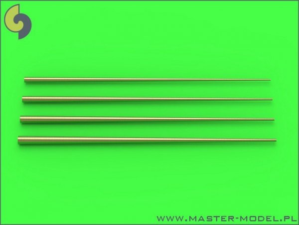 Master SM-700-048 Set of universal tapered masts No2 (length = 60mm each, diameters = 0,4/1,4mm; 0,5/1,6mm; 0,6/1,8mm; 0,7/2mm) 1:700