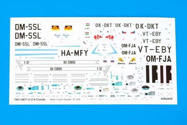 Eduard 7097 Z-37A Čmelák 1/72