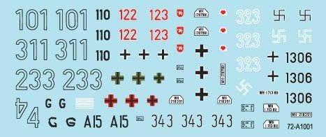Star Decals 72-A1001 Battle for Berlin '45 1 1/72