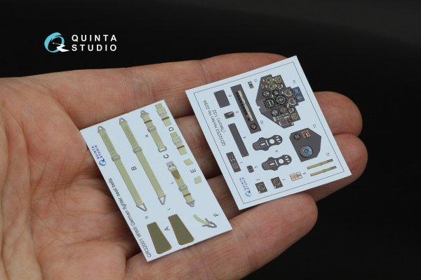 Quinta Studio QD32253 Horten Ho 229A 3D-Printed &amp; coloured Interior on decal paper (Takom) 1/32