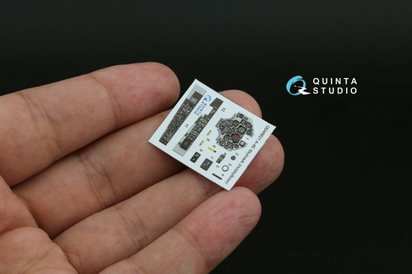 Quinta Studio QD48626 A-4M Skyhawk 3D-Printed &amp; coloured Interior on decal paper ( Hobby Boss ) 1/48