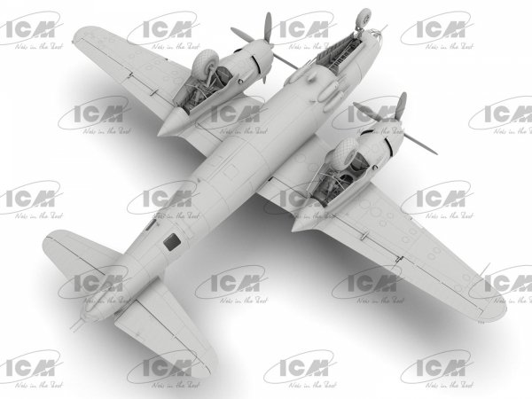 ICM 48323 B-26G Marauder WWII American/France Bomber 1/48