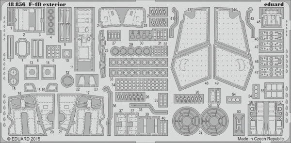 Eduard 48856 F-4D exterior 1/48 ACADEMY
