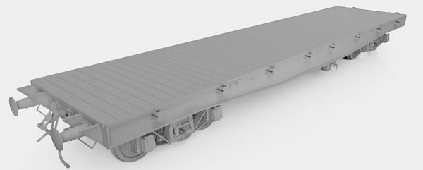 Thunder Model 35904 German Flat Wagon Ssyl 1/35