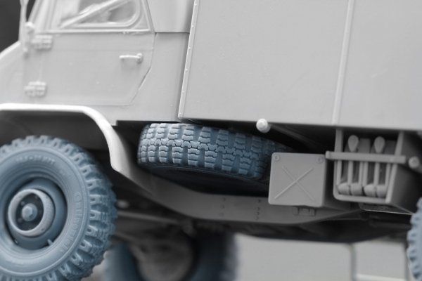 ScaleX WM 35023 Unimog 404 11.0R20 XOrdinary v2 Ordinary wheel set (for AK-Interactive, ICM, Revell) 1/35